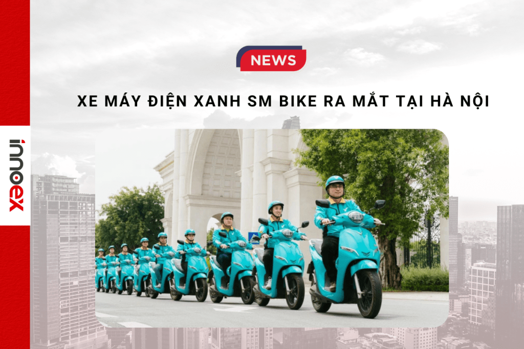 Xe máy điện xanh SM BIKE ra mắt tại Hà Nội 